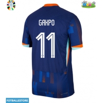 Nederland Cody Gakpo #11 Bortedrakt EM 2024 Kortermet